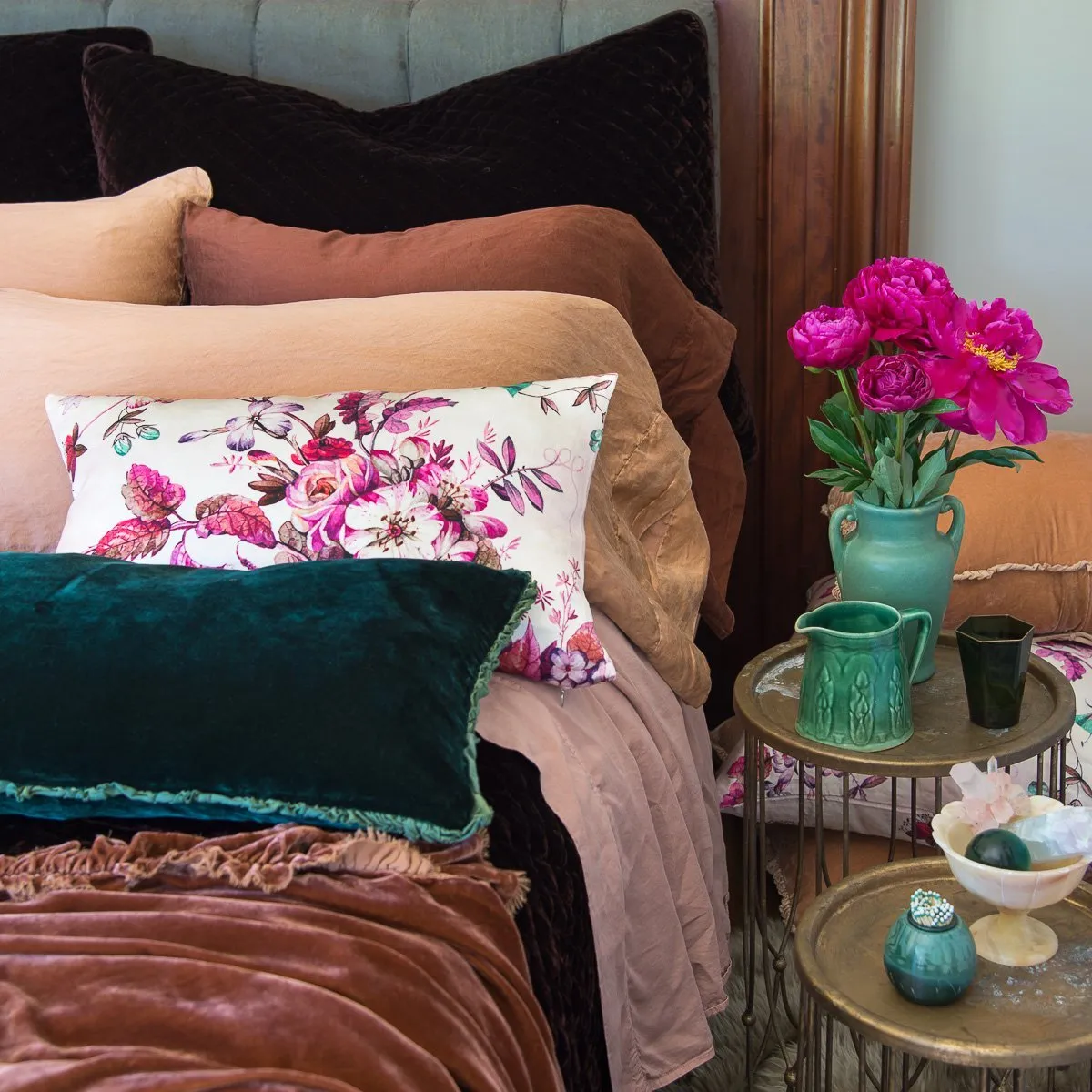 Silk Velvet Quilted Sham