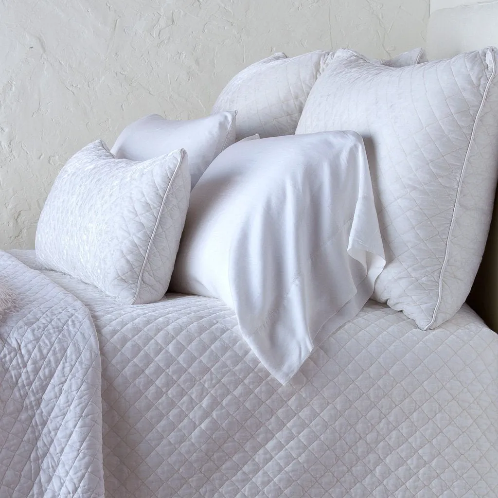 Silk Velvet Quilted Sham