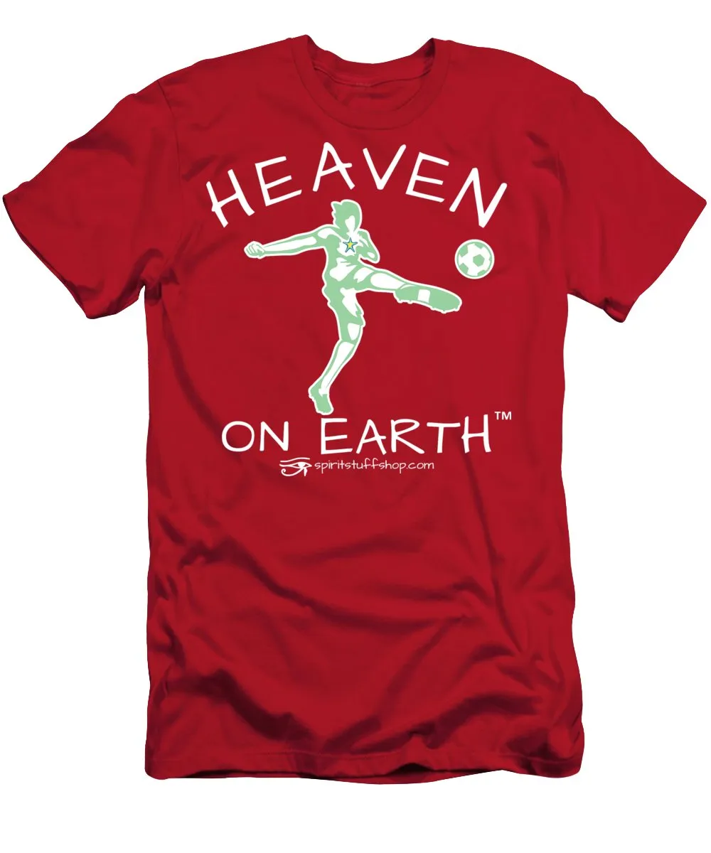 Soccer Heaven On Earth - Men's T-Shirt (Athletic Fit)