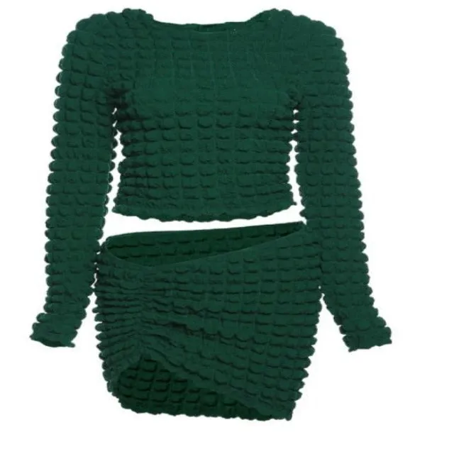Sophia Stunning Stacked Mock Neck Sleeveless Dress