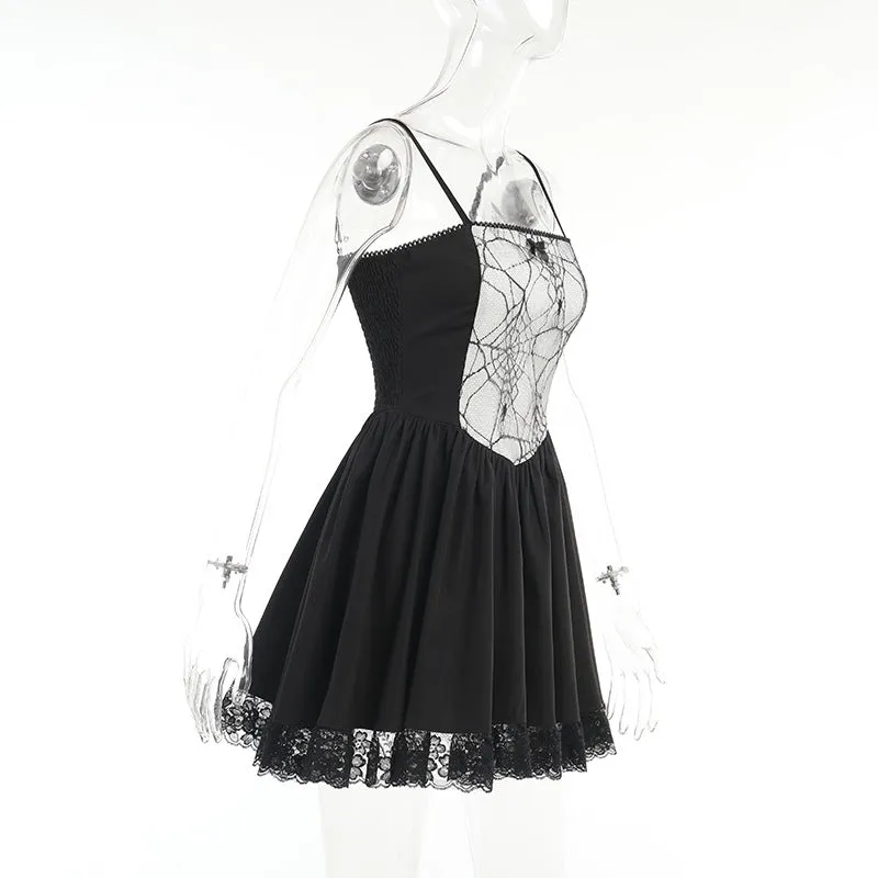 Spider Web Sling Dress UB3469