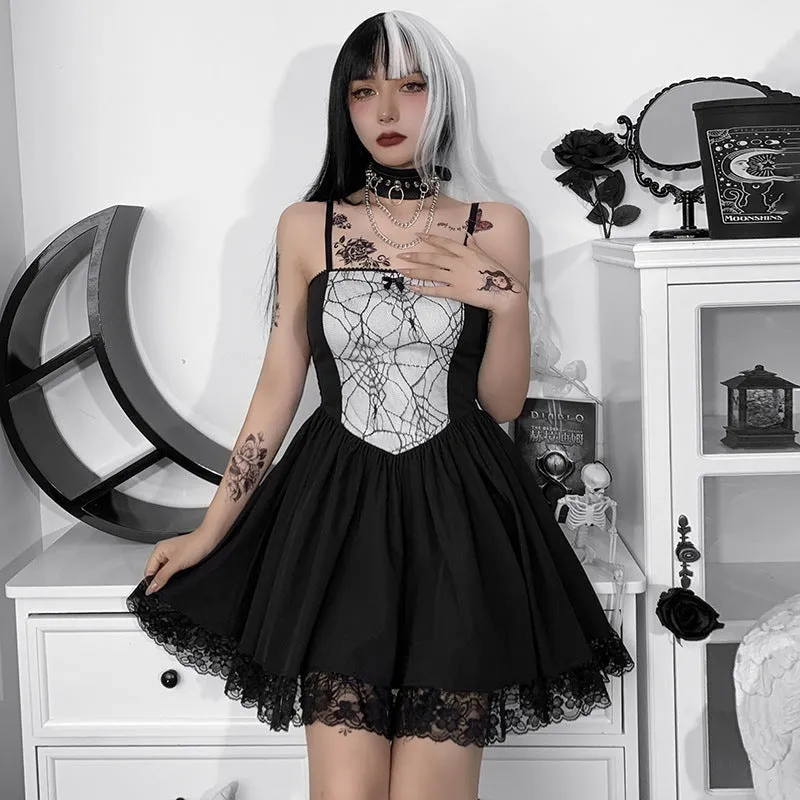 Spider Web Sling Dress UB3469
