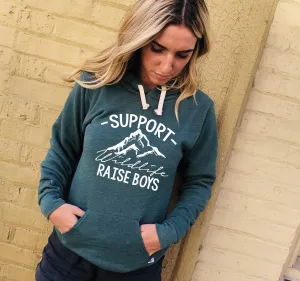 Support Wildlife Raise Boys | Unisex Triblend Hoodie