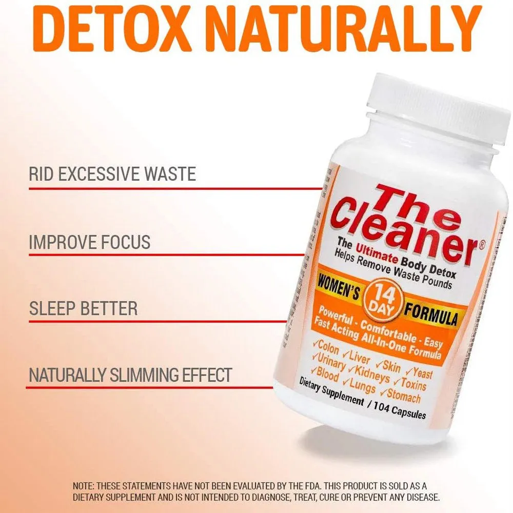 The Cleaner 14 Day Body Detox for Women by Century Systems