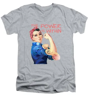 The Power Is Within - Men's V-Neck T-Shirt