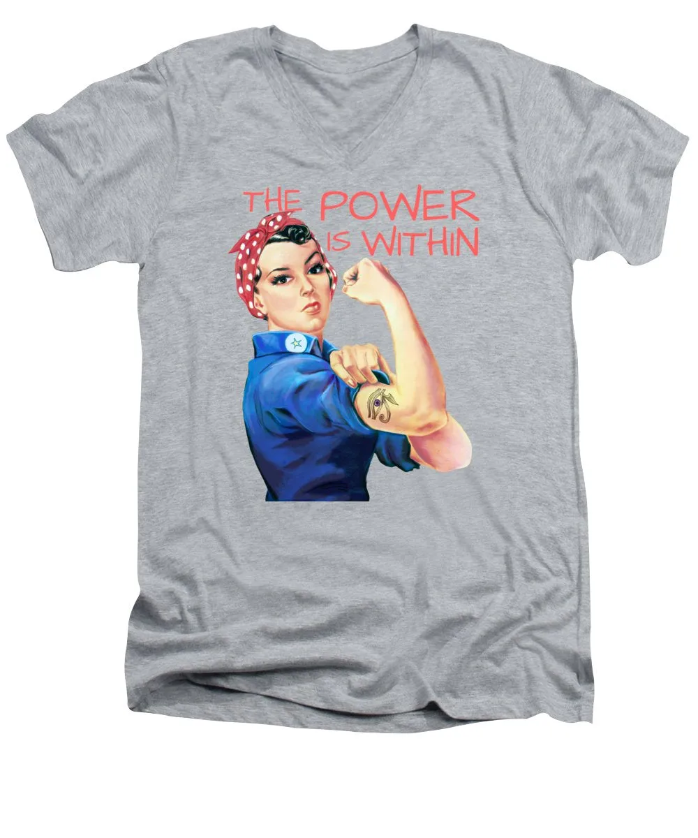 The Power Is Within - Men's V-Neck T-Shirt
