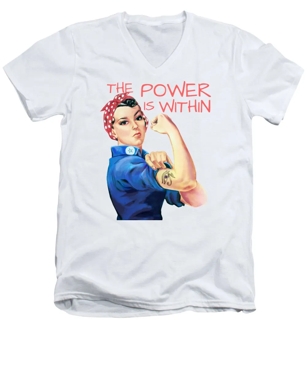 The Power Is Within - Men's V-Neck T-Shirt