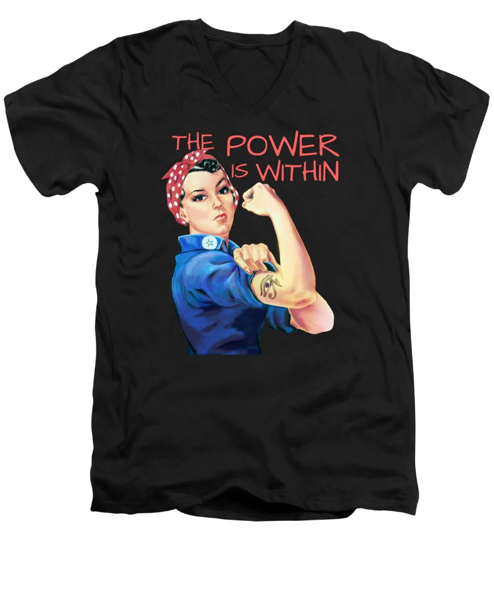 The Power Is Within - Men's V-Neck T-Shirt