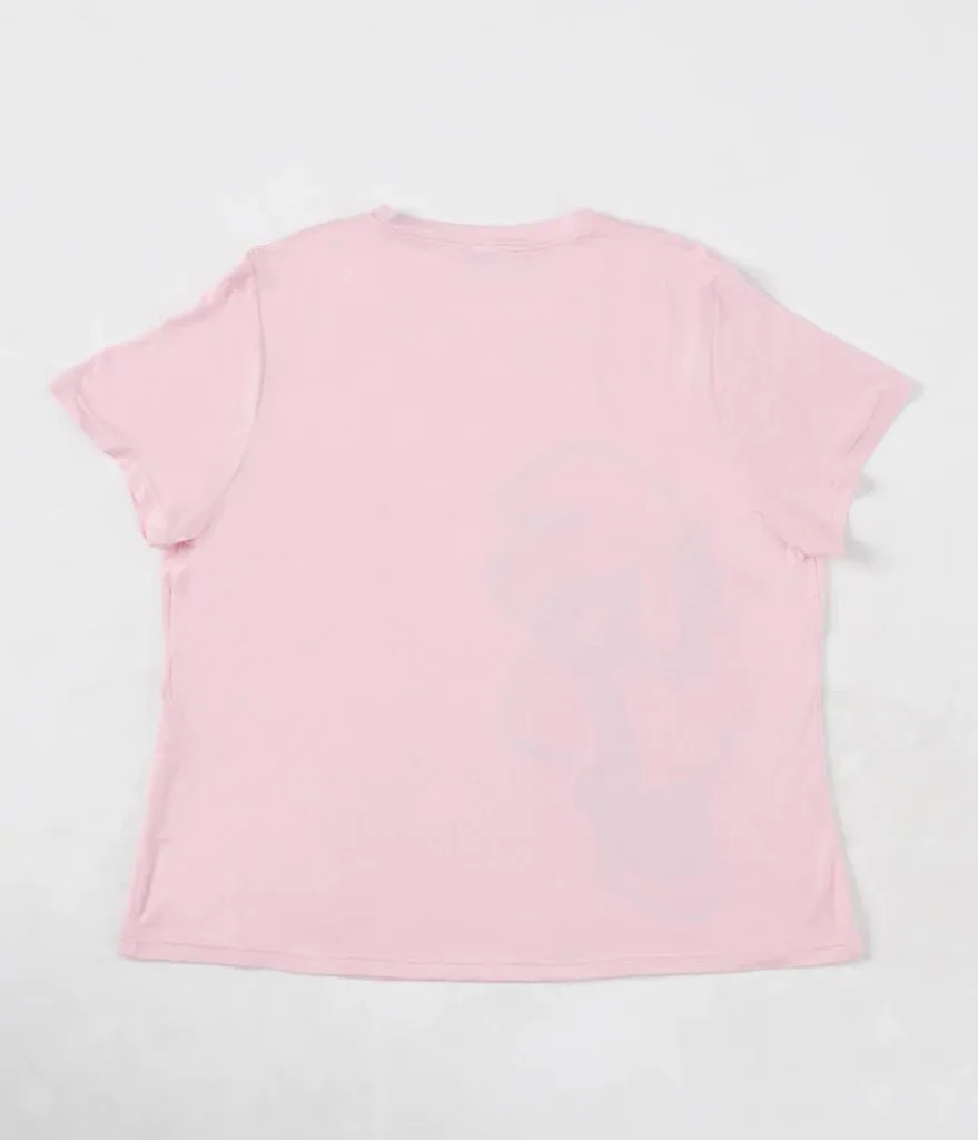 The Smurfs x Unique Vintage Pink Smurfs Fitted Tee