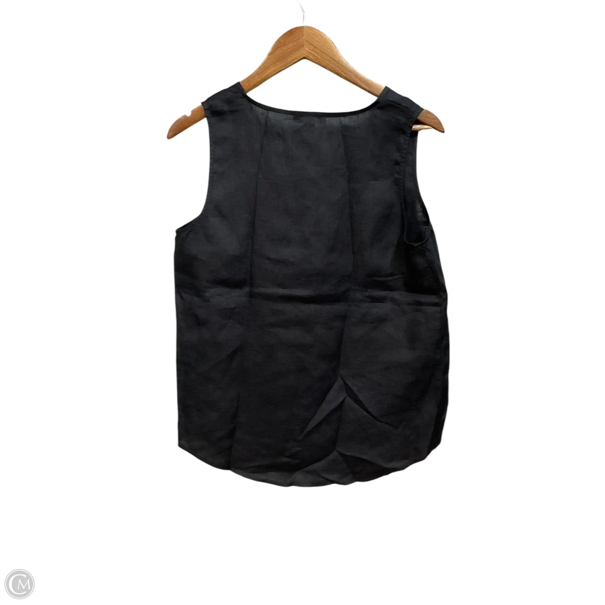 Top Sleeveless By Saks Fifth Avenue In Black, Size: M