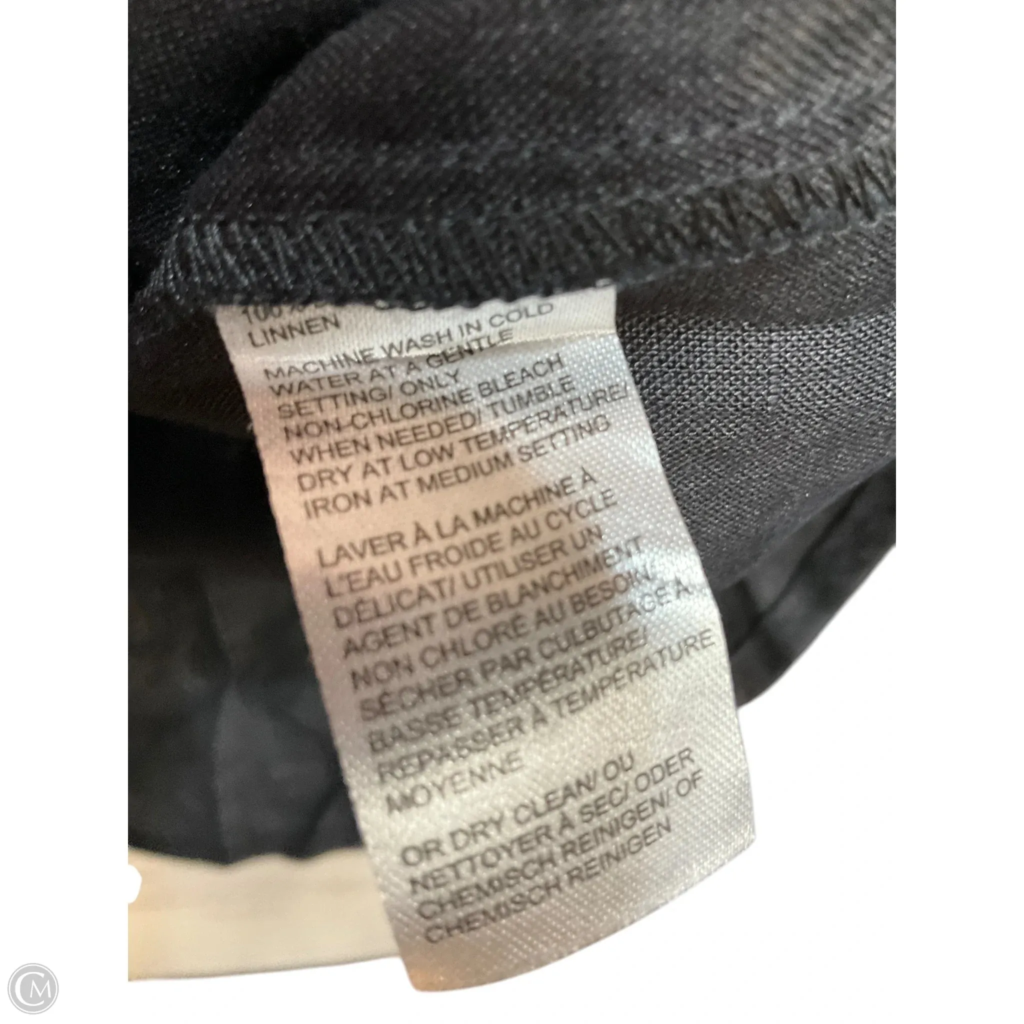Top Sleeveless By Saks Fifth Avenue In Black, Size: M