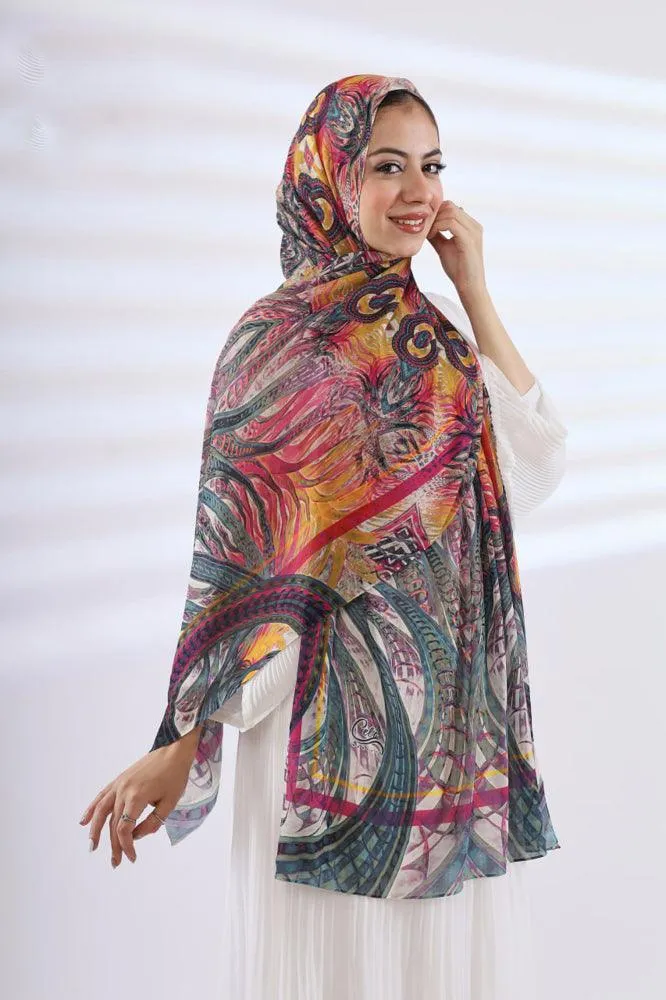 Tsaritsa Printed Chiffon Hijab