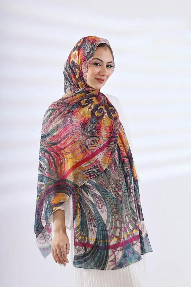 Tsaritsa Printed Chiffon Hijab