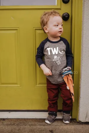 Two Astronaut Birthday Shirt - 2nd Birthday Shirt