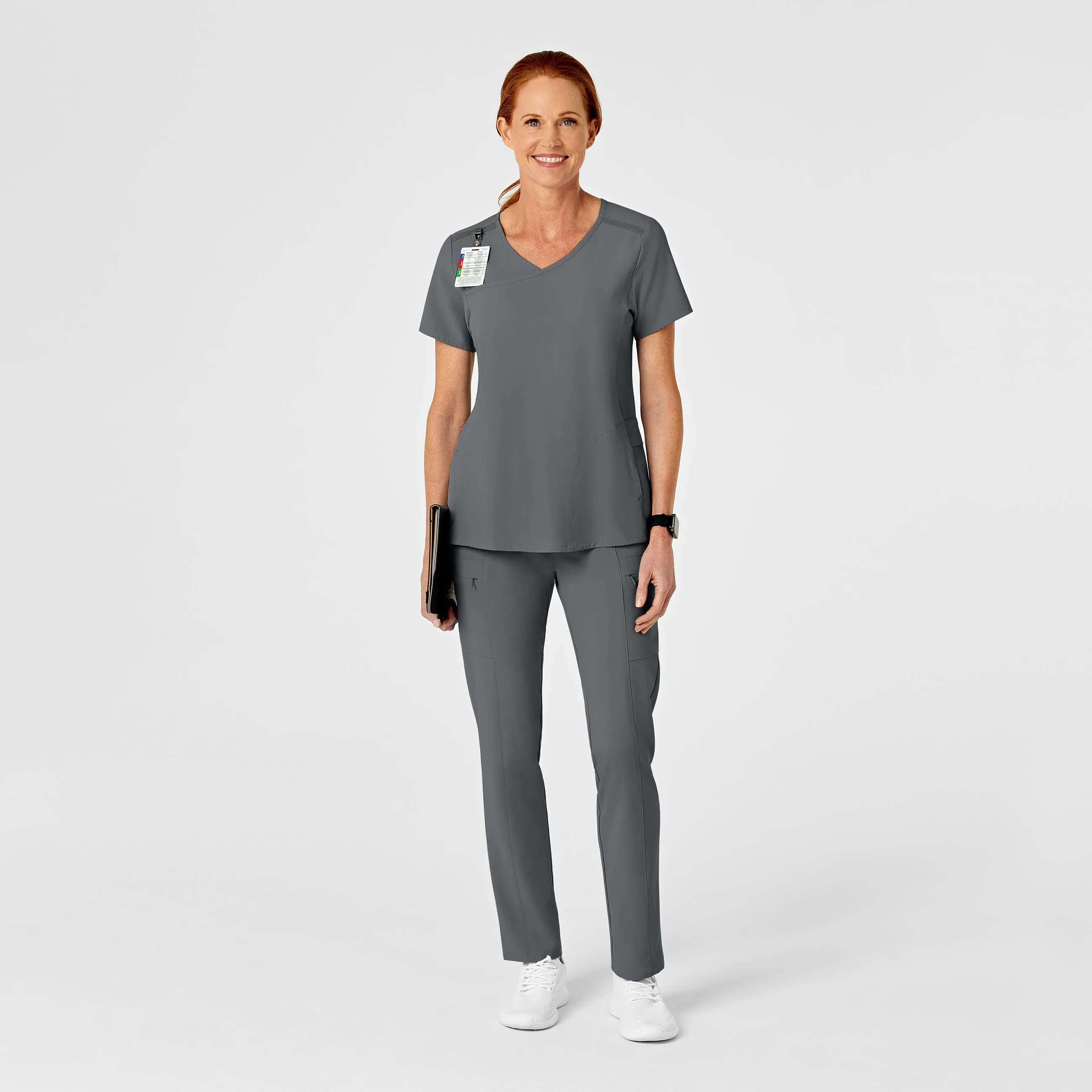 UMSL RENEW Women's High Waist Slim Leg Scrub Pant (Tall)