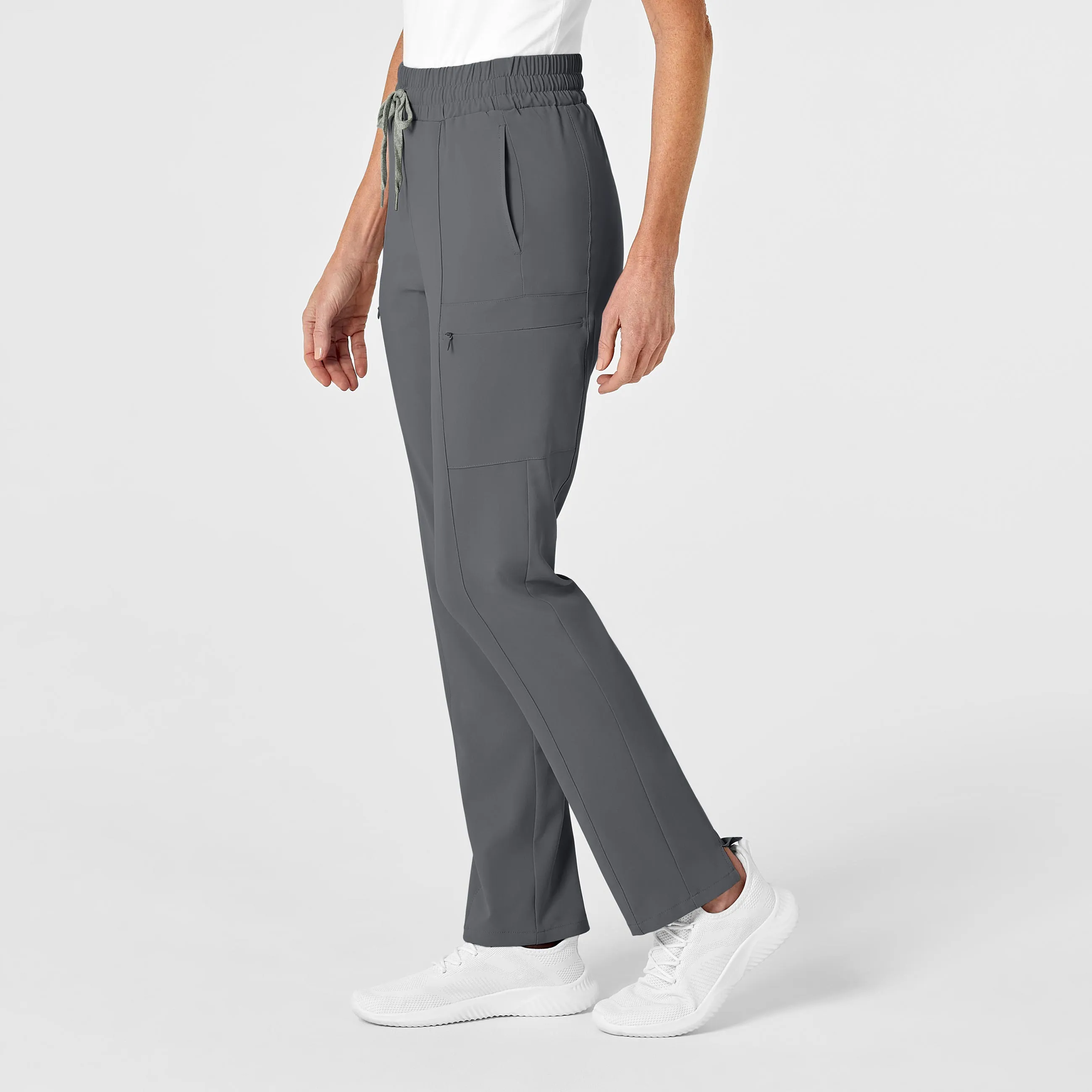 UMSL RENEW Women's High Waist Slim Leg Scrub Pant (Tall)