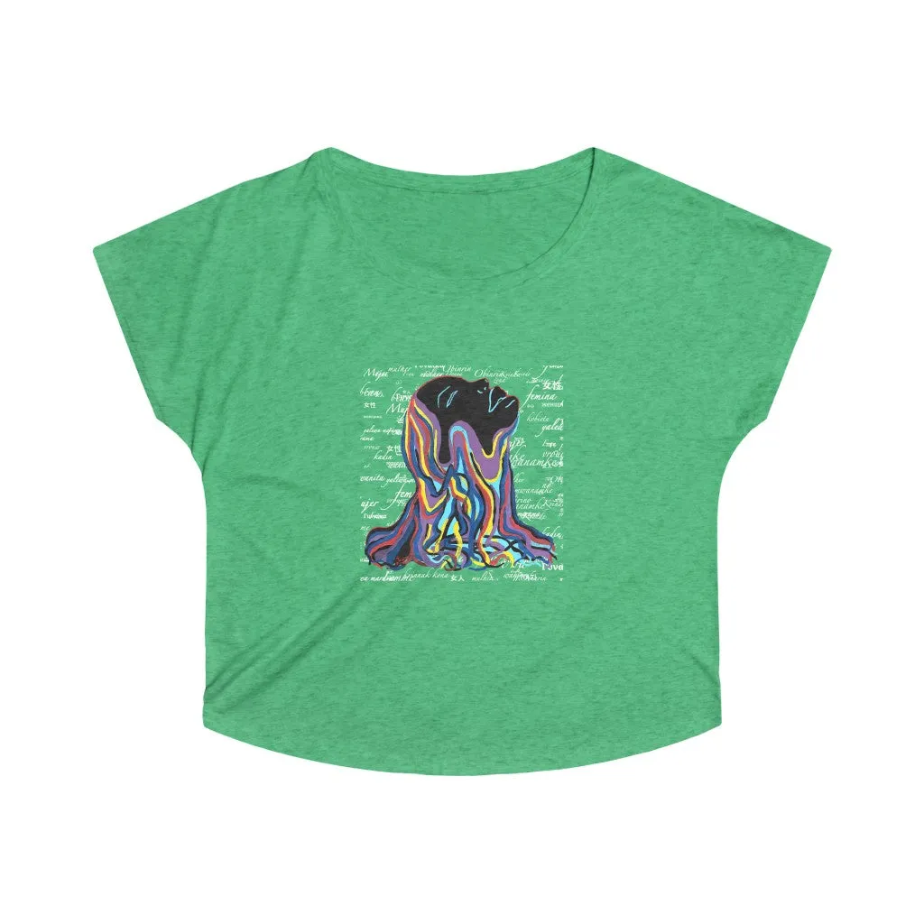 UNIVERSAL WOMAN - Women's Tri-Blend Dolman