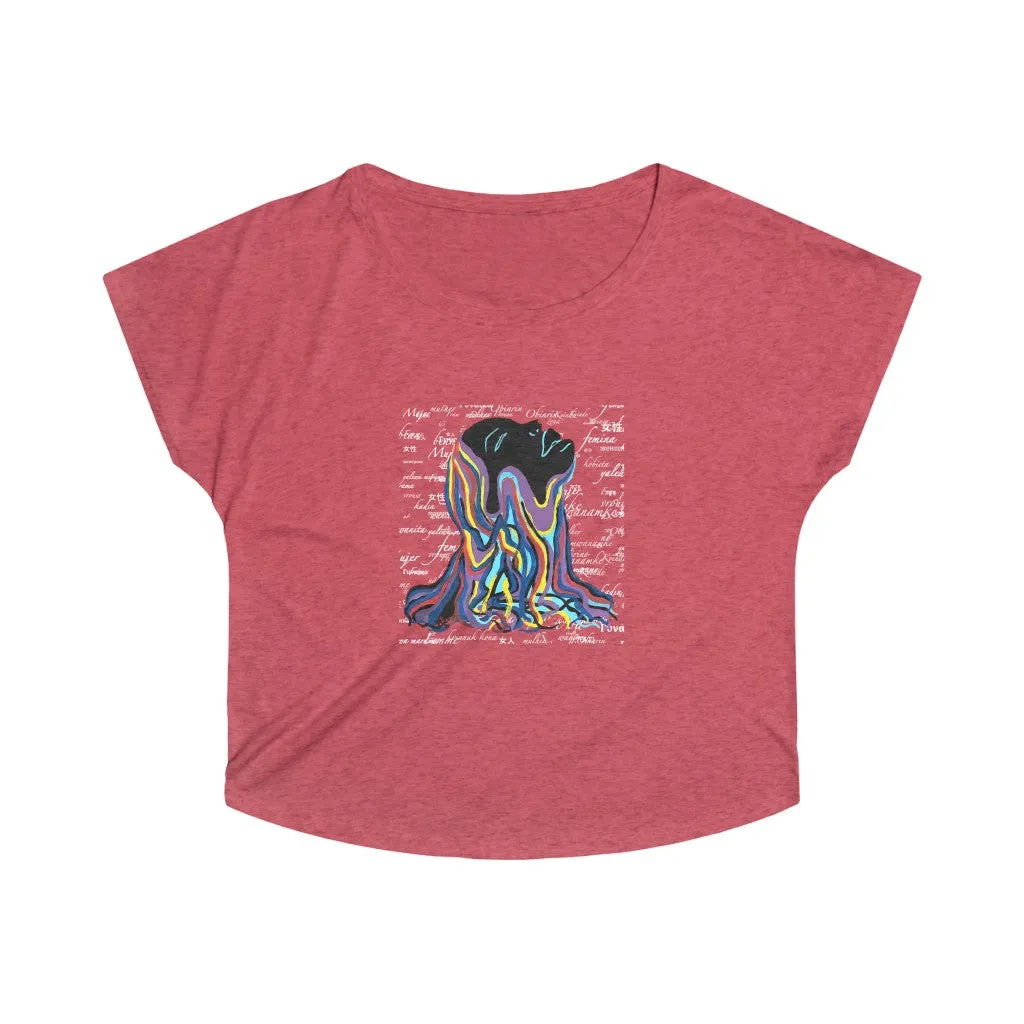 UNIVERSAL WOMAN - Women's Tri-Blend Dolman