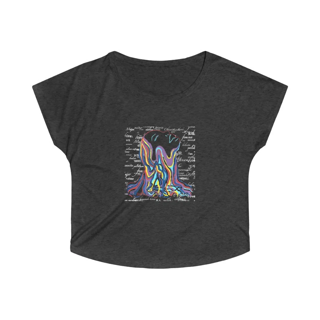 UNIVERSAL WOMAN - Women's Tri-Blend Dolman