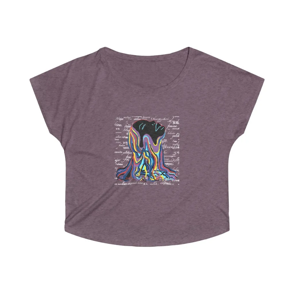 UNIVERSAL WOMAN - Women's Tri-Blend Dolman