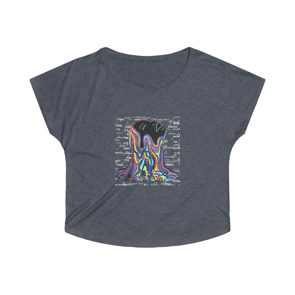 UNIVERSAL WOMAN - Women's Tri-Blend Dolman