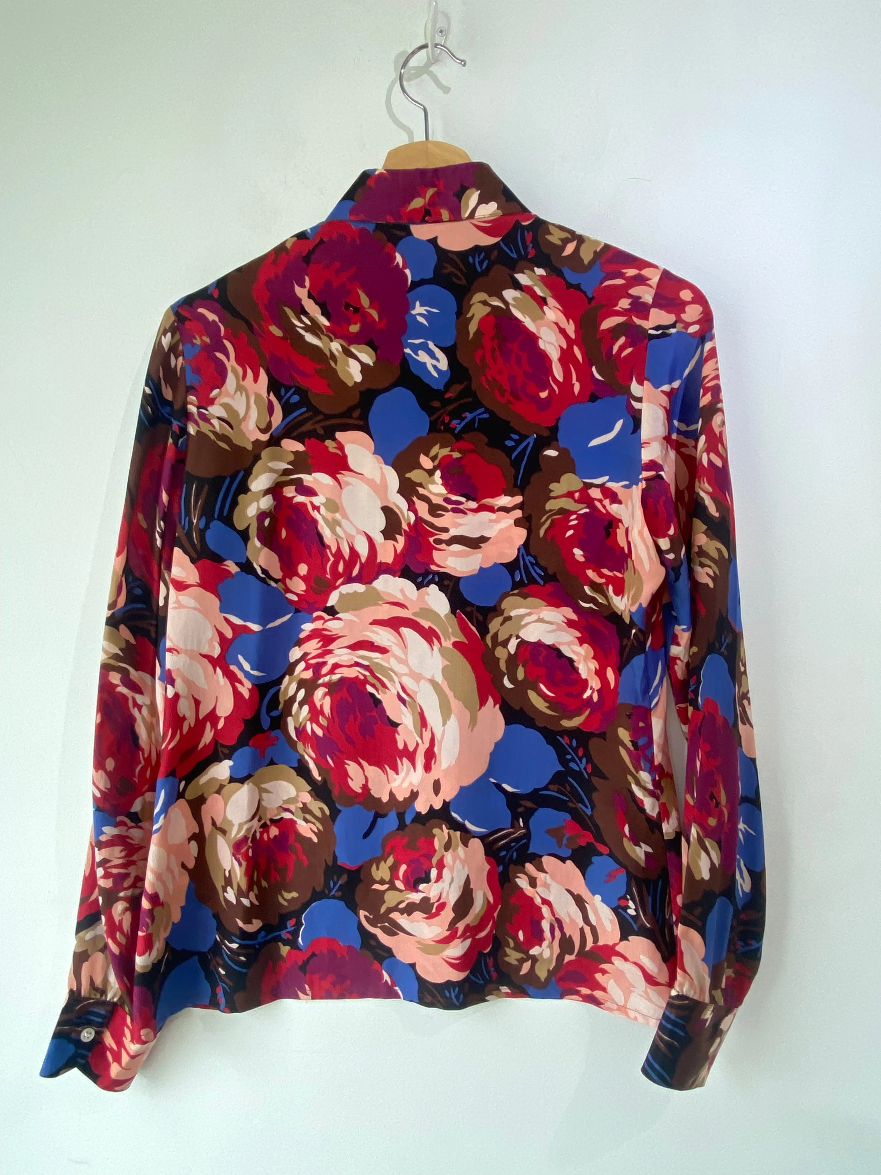 Vintage Cacharel Floral Silk Blouse