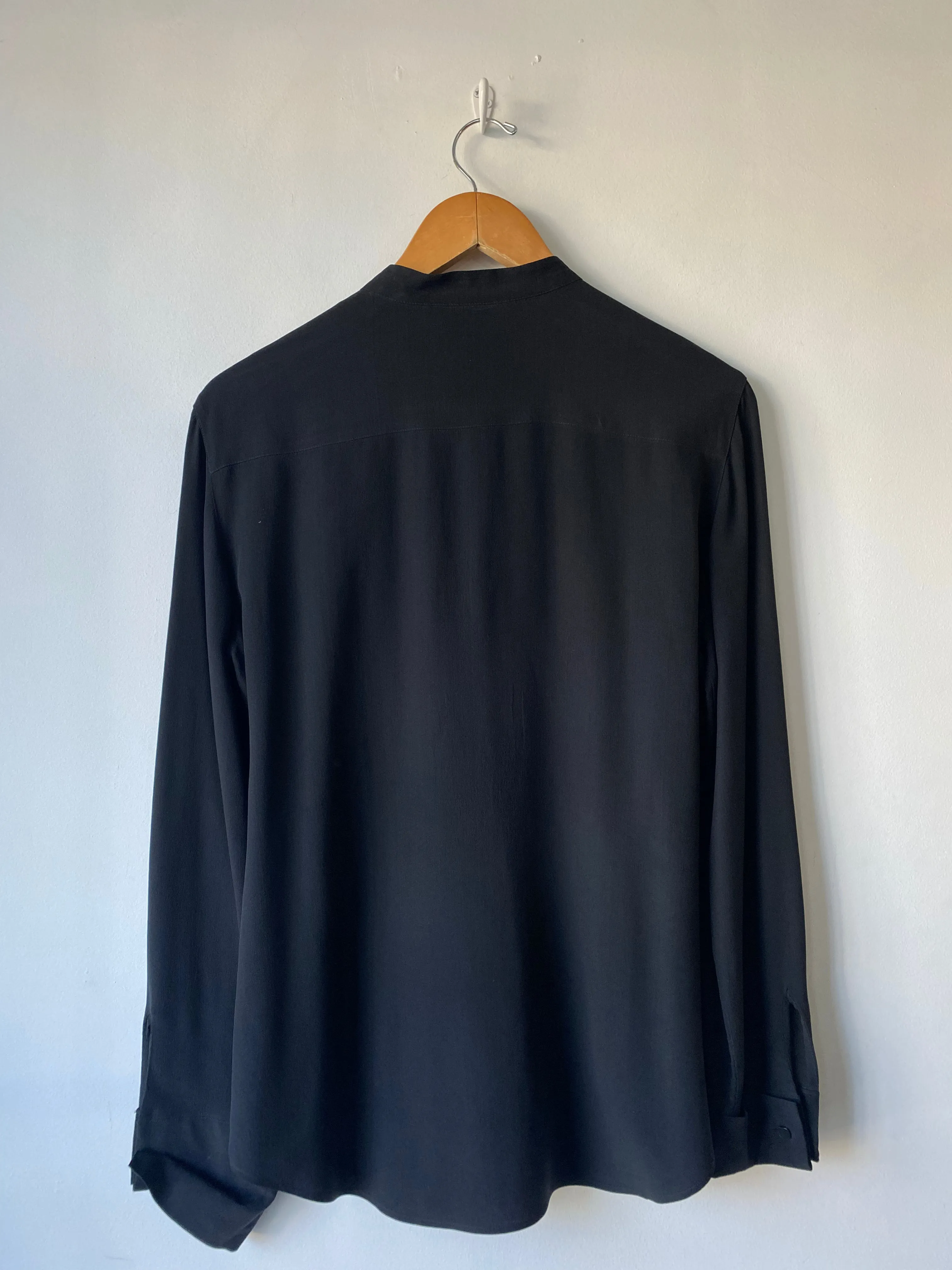 Vintage Max Mara Black Silk Blouse