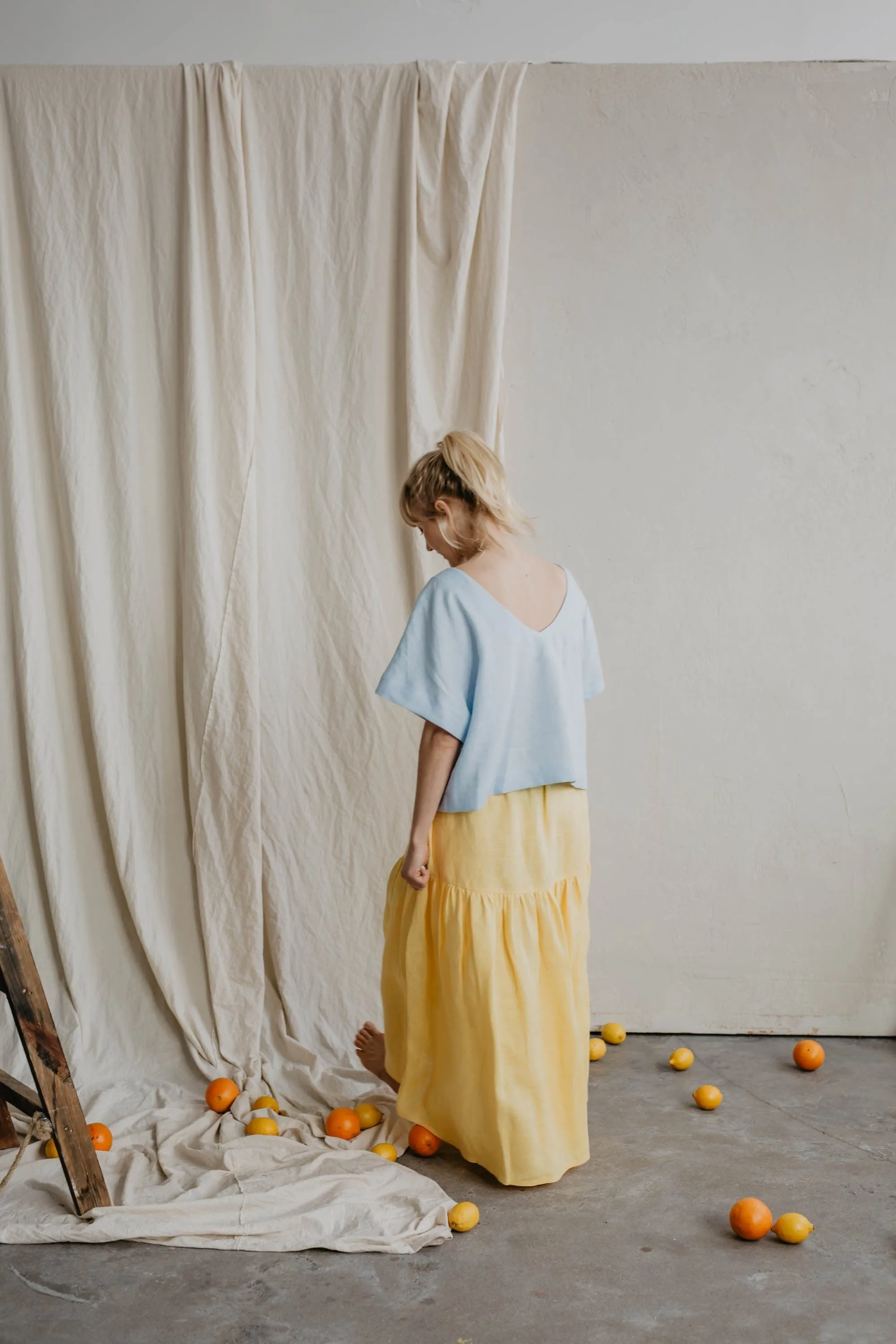 Vyte Women's Linen Top | Multiple Colours