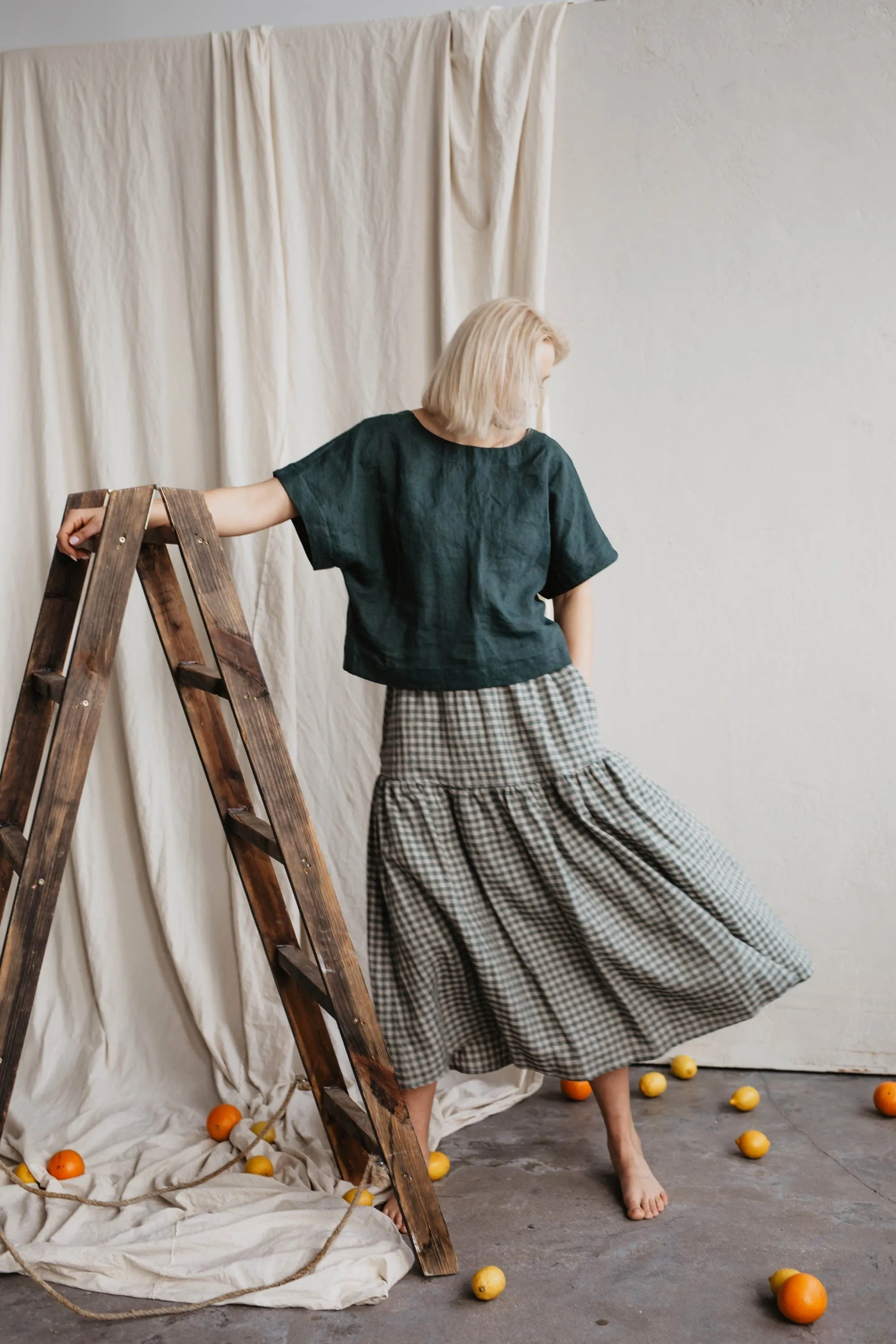 Vyte Women's Linen Top | Multiple Colours