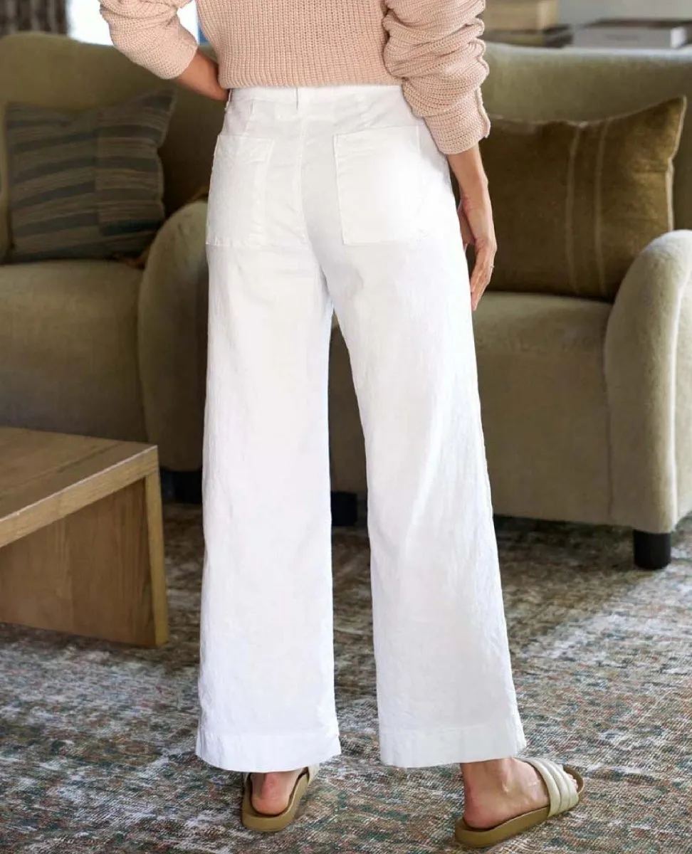 Wexford Trouser White Linen