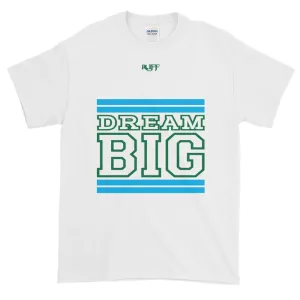White Carolina Blue and Green Short-Sleeve T-Shirt
