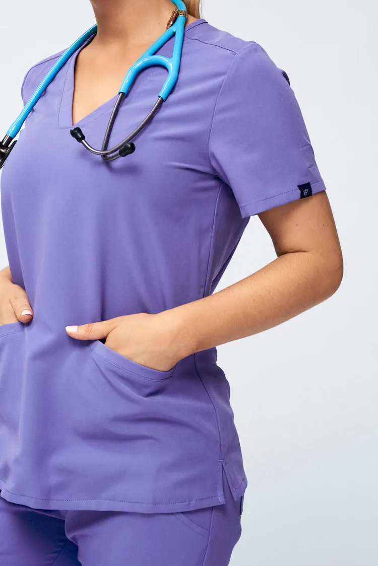 Women's 3-Pocket Scrub Top