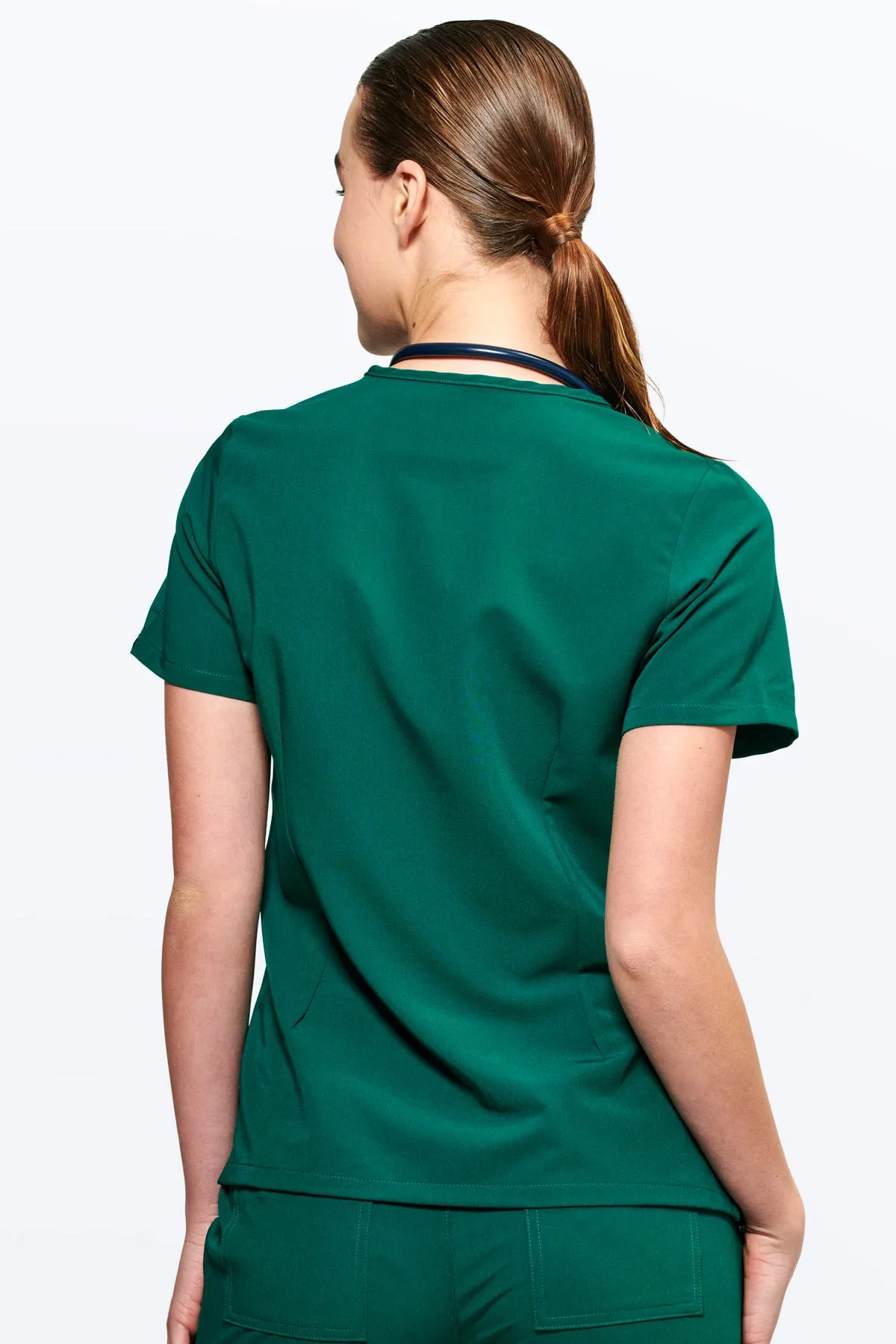 Women's 3-Pocket Scrub Top