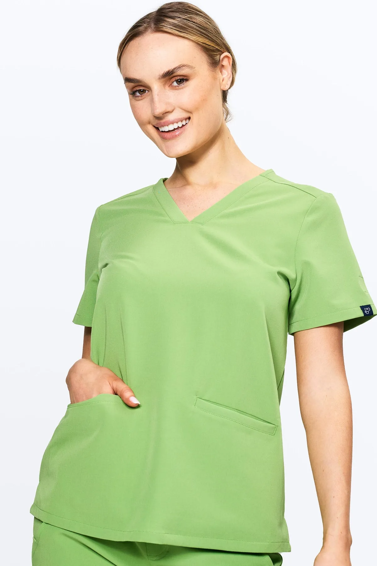 Women's 3-Pocket Scrub Top