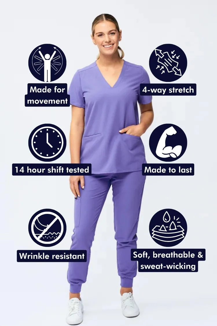 Women's 3-Pocket Scrub Top
