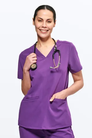 Women's 3-Pocket Scrub Top