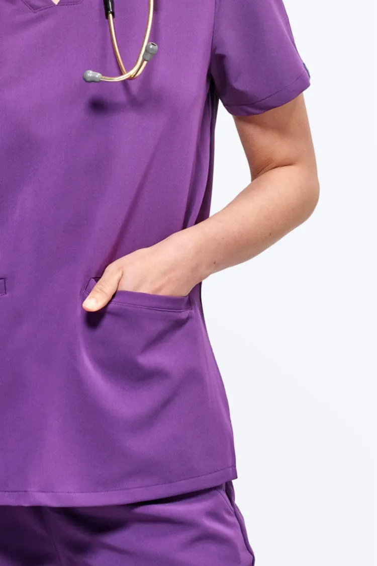 Women's 3-Pocket Scrub Top