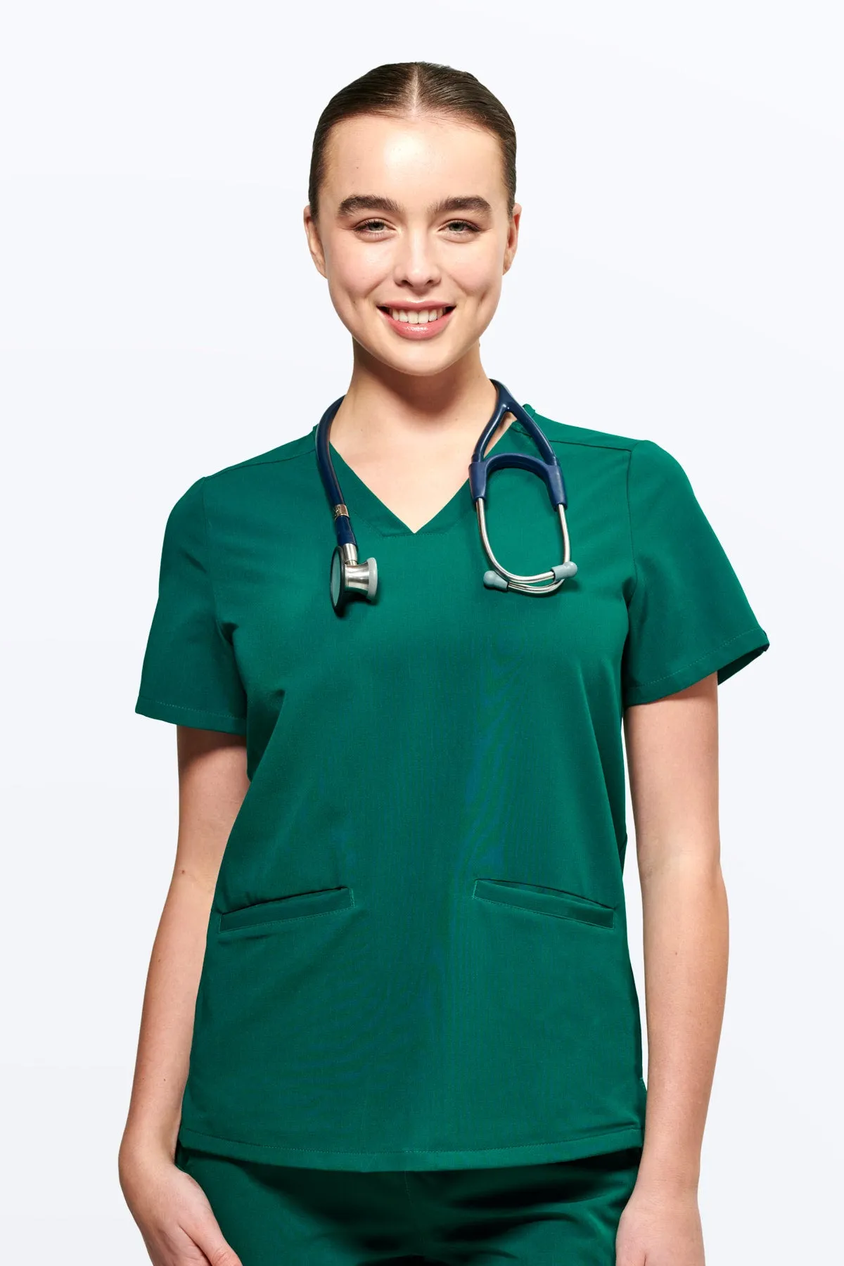 Women's 3-Pocket Scrub Top