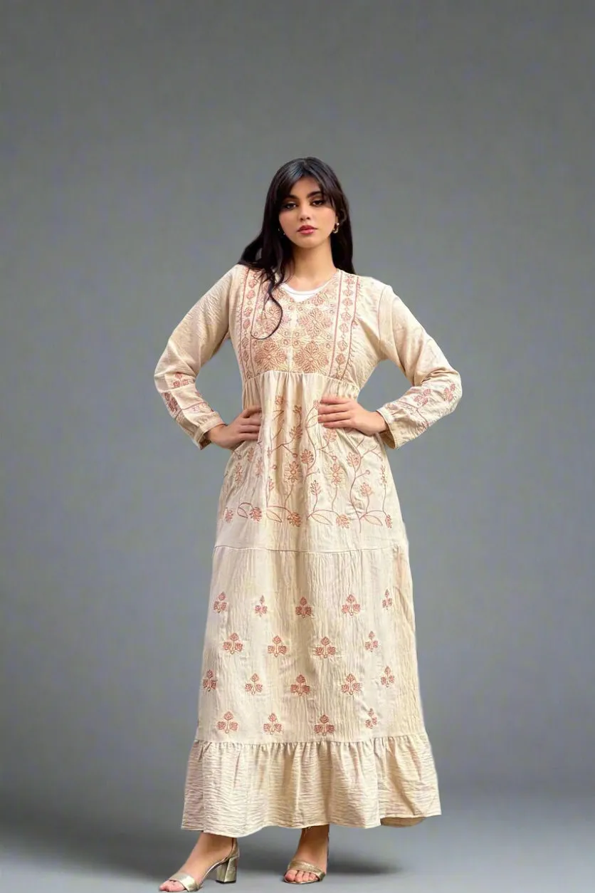 Women's abaya, made of soft linen