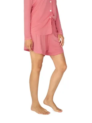 Women's Blush Beauty Pink Pajama Shorts
