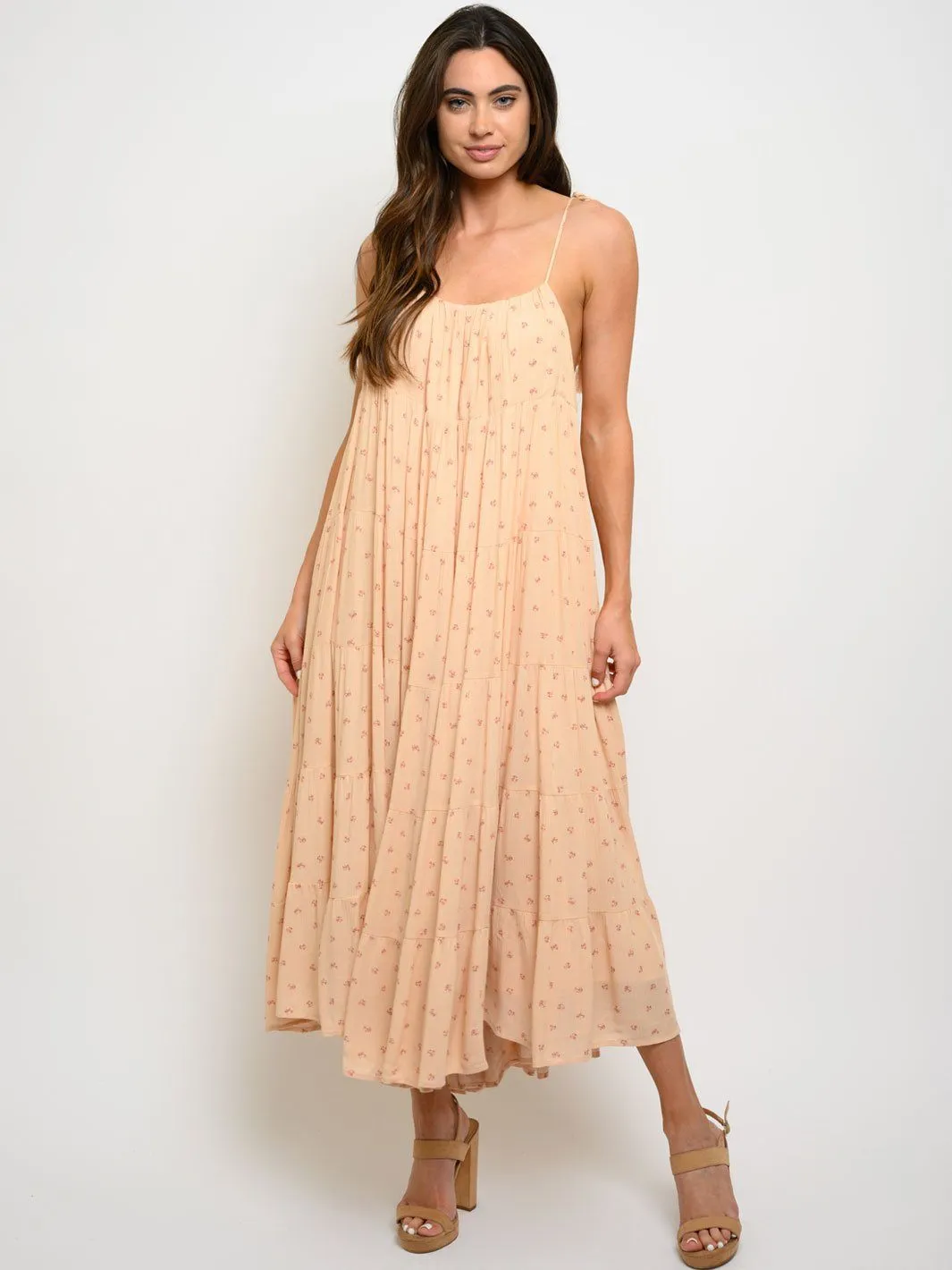WOMEN'S FLORAL LOOSE FIT MAXI DRESS
