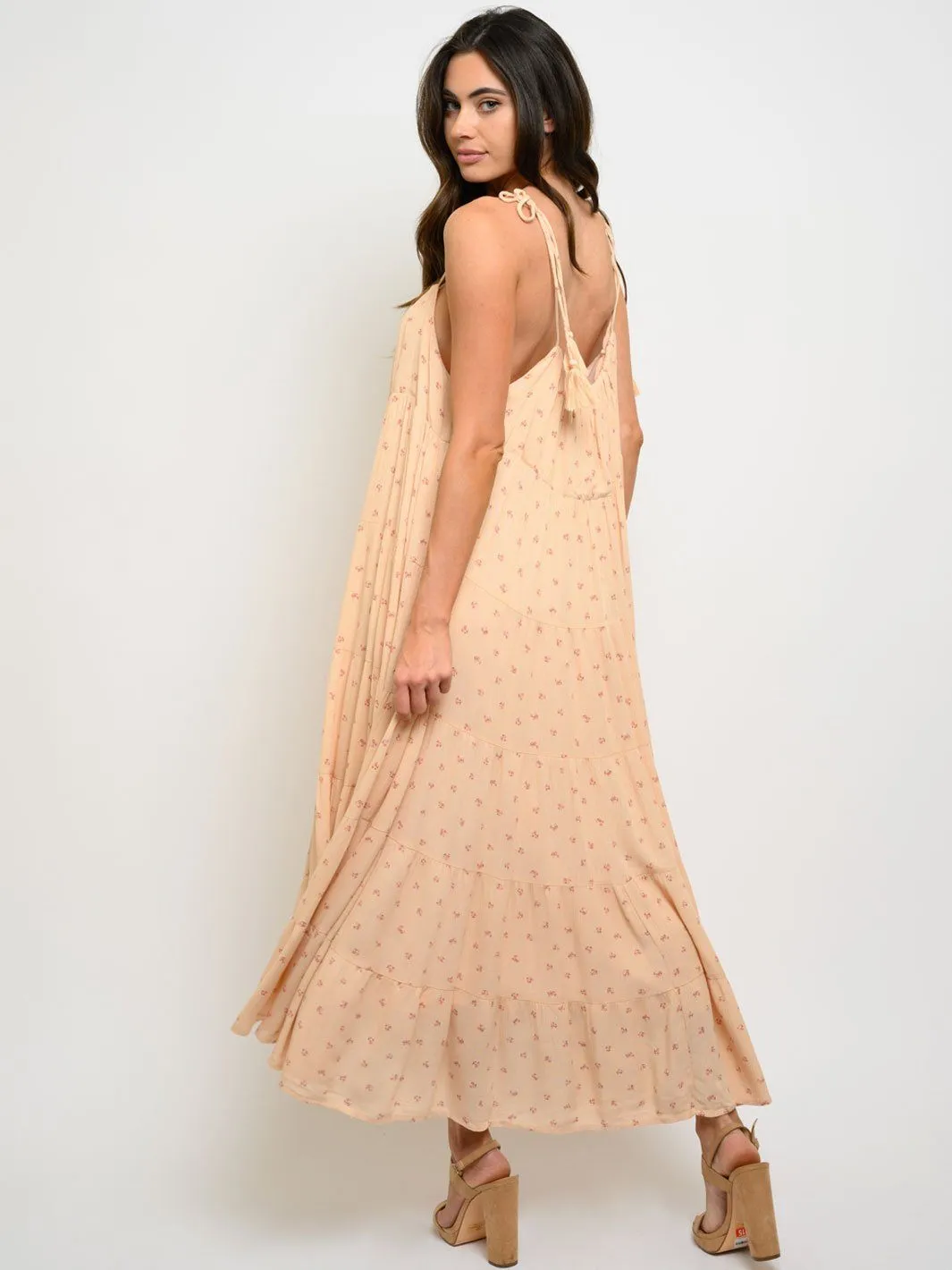 WOMEN'S FLORAL LOOSE FIT MAXI DRESS