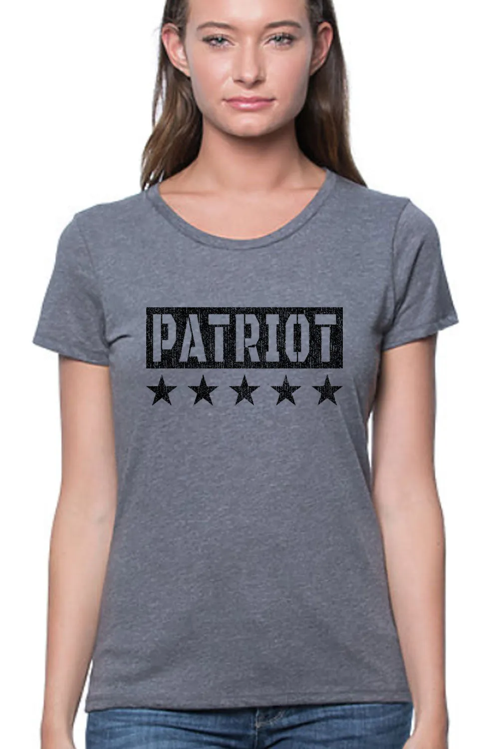 Women's Organic RPET Blend Tee - PATRIOT (Made in the USA)