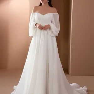 Women's Sexy Off Shoulder High Waist Evening Party Gown