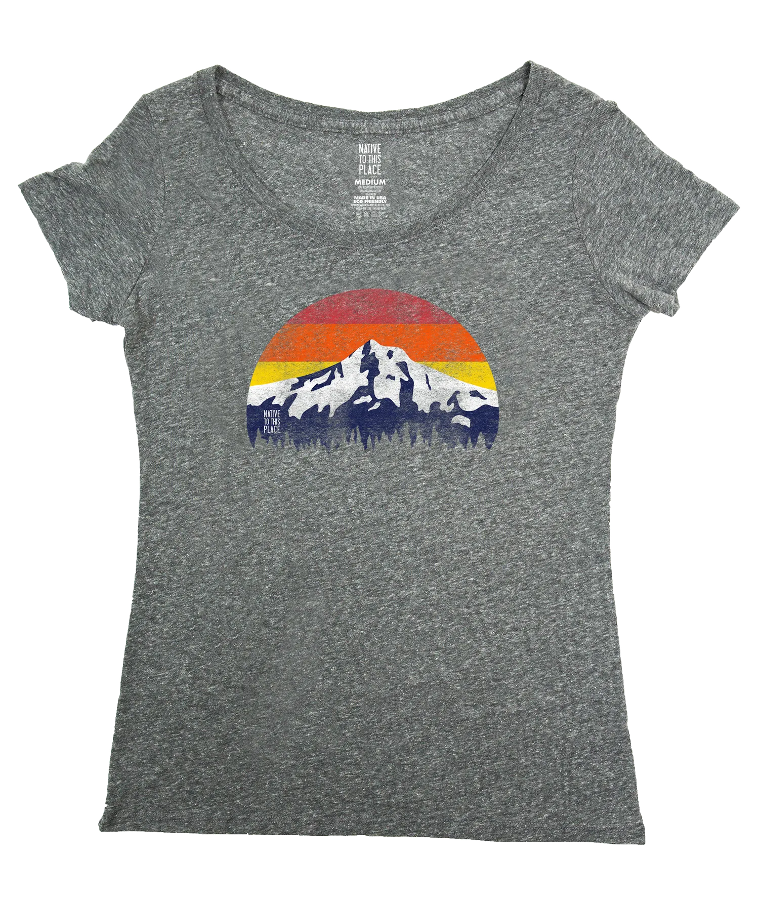 Women's Sunny Mt. Hood Eco Tri-Blend Tee