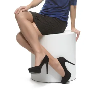Women's Transparent Chiffon Pantyhose 15 Den - With Reinforced Toe
