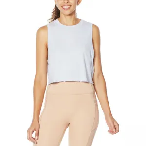 WVVY Women's Cropped Crew Neck Tank Top. 698682