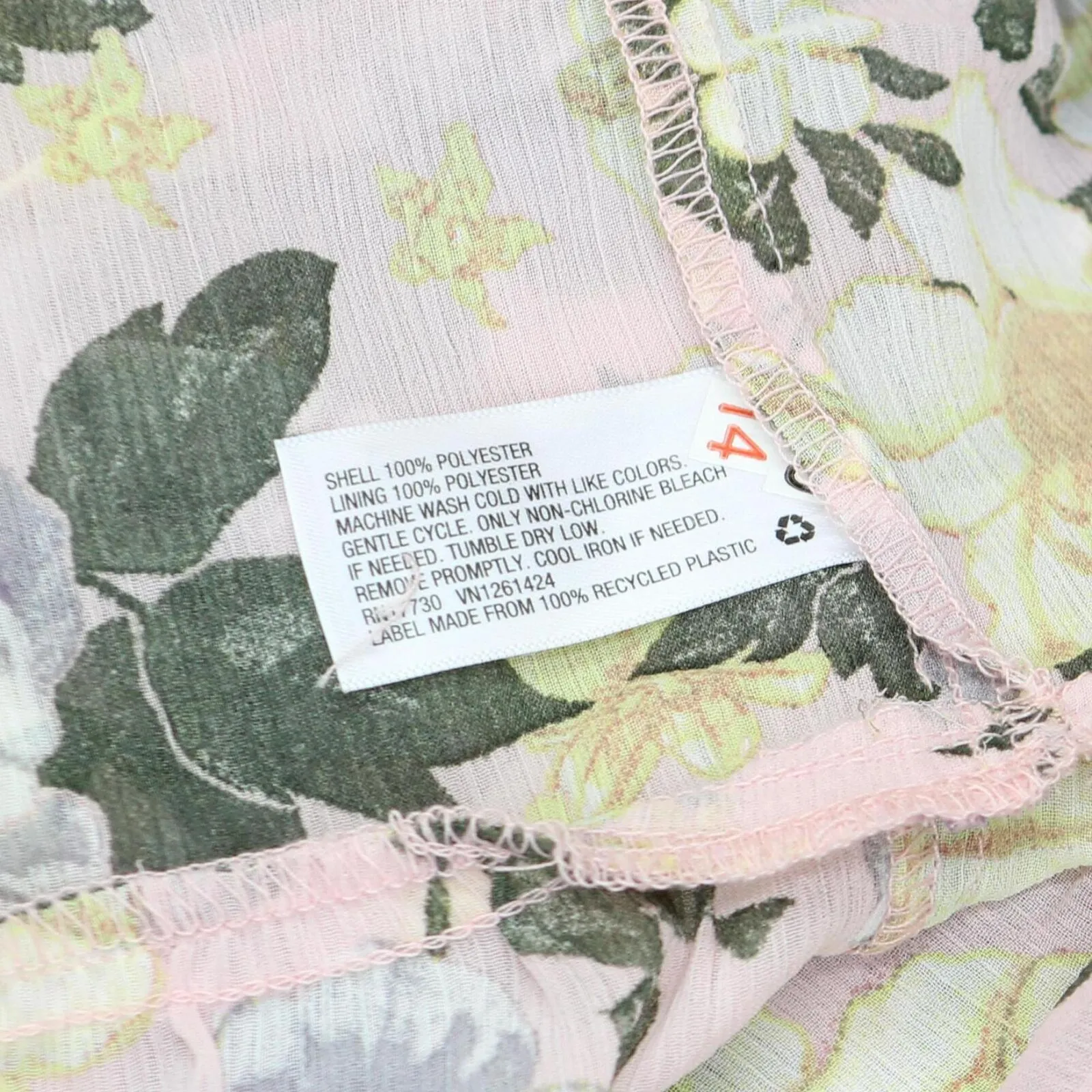 Xhilaration Women's Floral Print Sleeveless Chiffon Dress 78774099