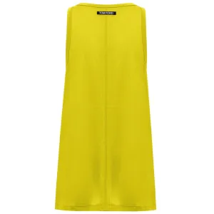 Yellow Silk Tops & T-Shirt